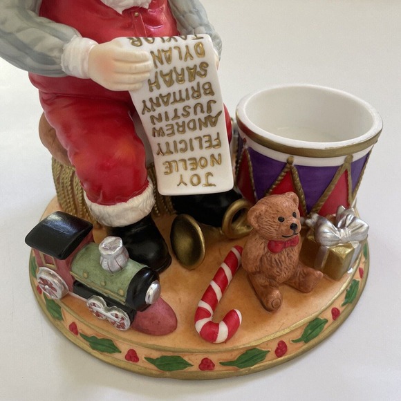 PartyLite Santa's List Tealight Holder‎ P7916 Christmas Holiday Decor - Picture 8 of 12